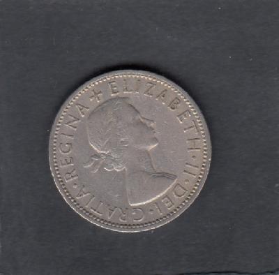 Beschrijving: 2 Shillings  ELIZABETH II